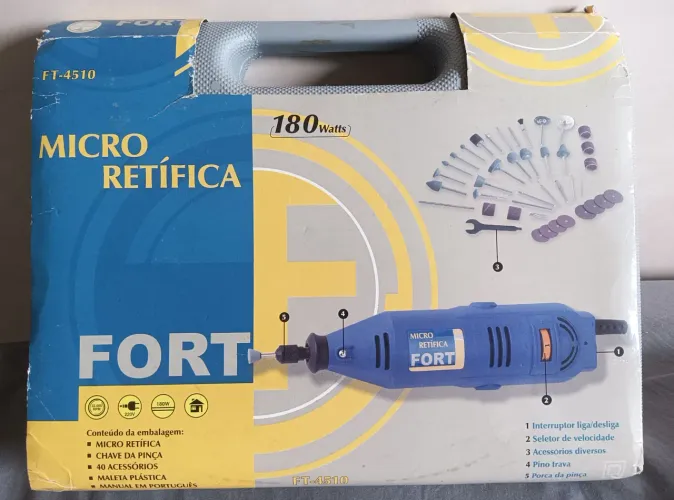 Micro retífica Fort 180 watts, FT-4510
