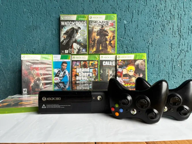 Xbox 360 Rgh com 115 jogos