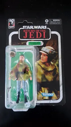 Boneco Star Wars Princesa Leia Black Séries 6 Polegadas