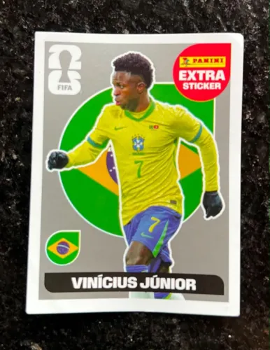 Figurinha Legend Vinícius Junior  / Prata ORIGINAL