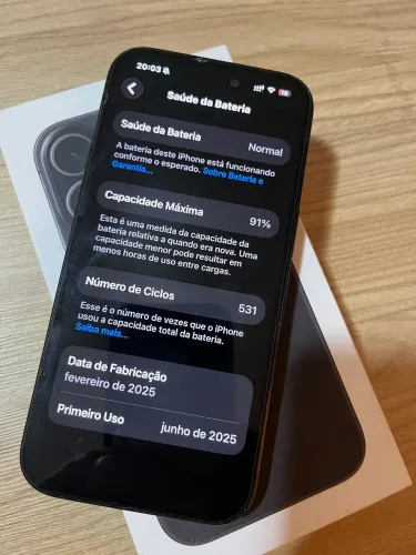 iPhone 16 estado de novo + nota fiscal em meu nome