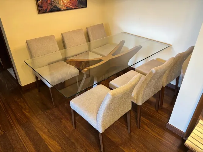 MESA + 6 CADEIRAS PRIMA LINEA