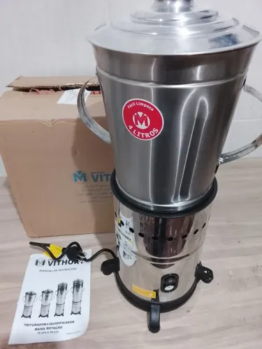 Triturador Industrial Baixa Rotação Vithory Aço Inoxidável