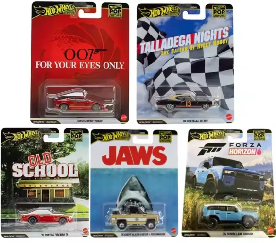 HotWheels Premium Culture Pop set completo