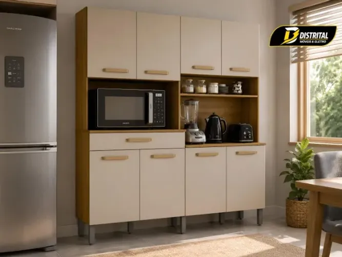 Cozinha Salsa Compacta 6 Portas 2 Gavetas pROMOÇÃO