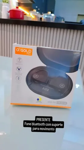 Fone bluetooth para movimento