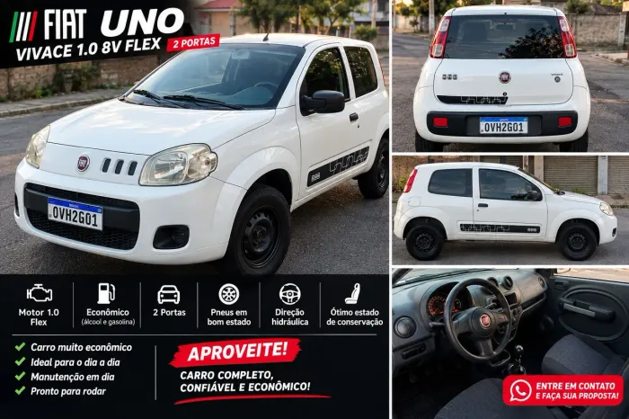 Fiat Uno Vivace 1.0 EVO Fire Flex 8V 3P 2014