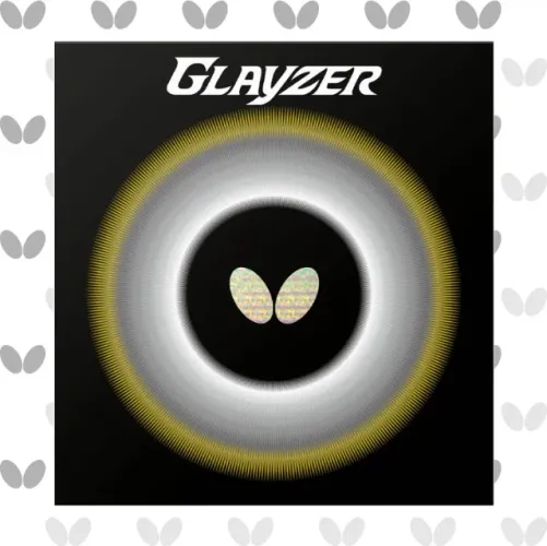 Borracha Glayzer Butterfly 2.1mm cor preta original