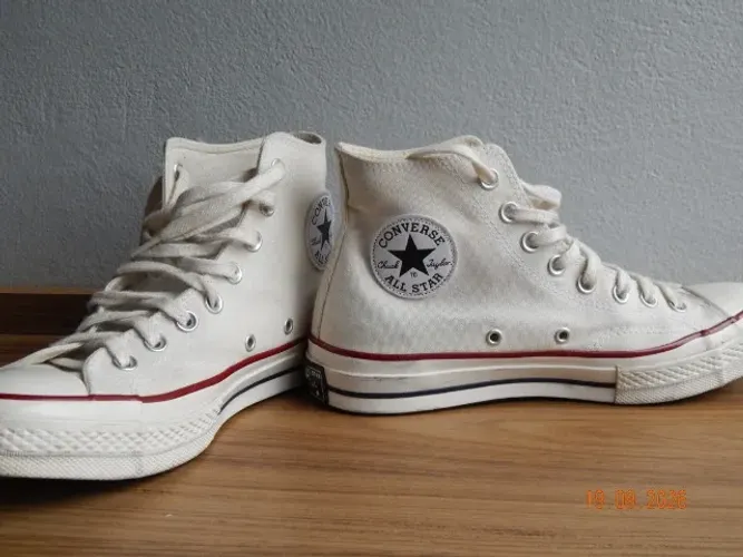 All Star Converse Chuck 70s Branco Bege / Tênis All Star