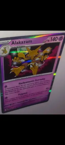 Carta pokémon Alakazam original copag antigo bem conservada