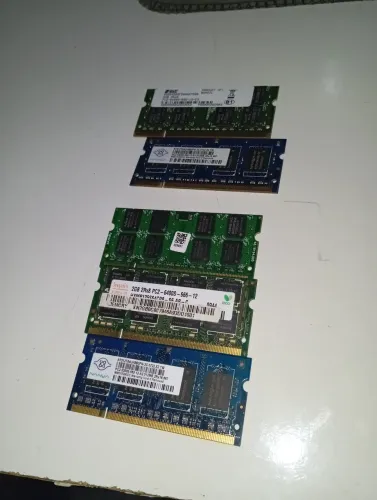 Memória ram's de notebook DDR2 2GB