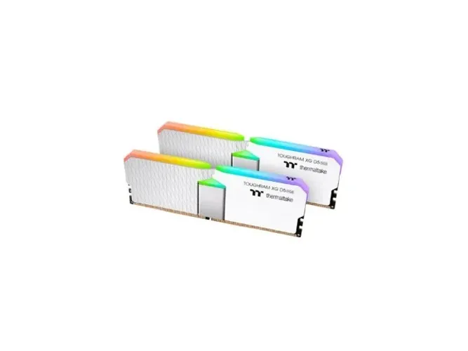 Kit Memória 2x16GB DDR5 6000MHz/1.3V (PC5-48000) THERMALTAKE ToughRAM XG RGB D5 White [RG3