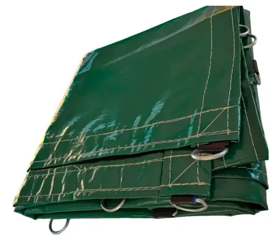 Lona caminhão PVC 600 Micras Verde 4x3m