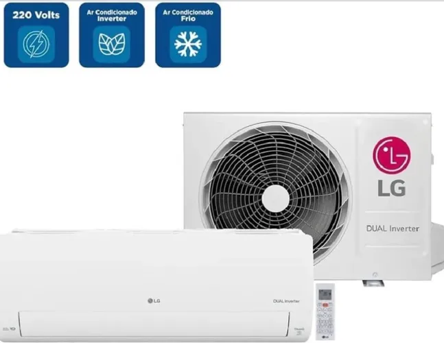 Ar-Condicionado LG AI Dual Inverter Compact 12.000 BTU Frio 220V