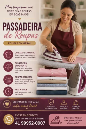 Passadeira de roupas