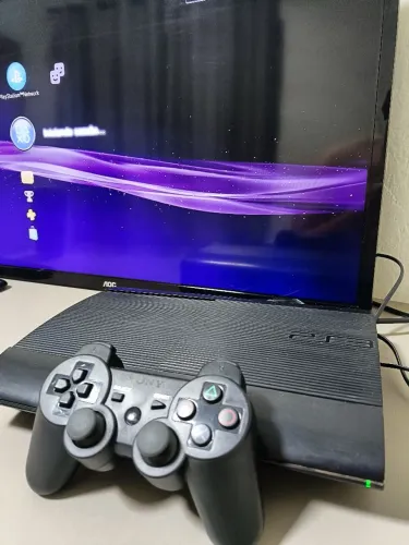 PS3 SUPER SLIM | CONTROLE ORIGINAL | GARANTIA
