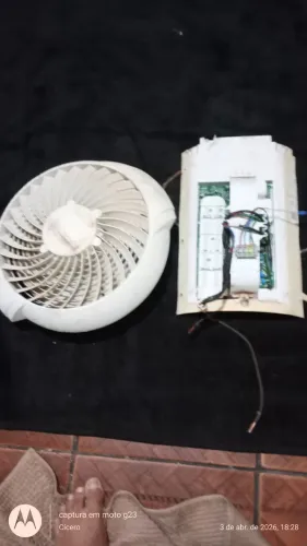 Placa da condensadora Midea inverter mais moto ventilador 