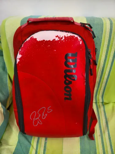 Mochila de Tenis Wilson Roger Federer Vermelha 