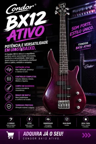 Baixo Condor BX12- ativo