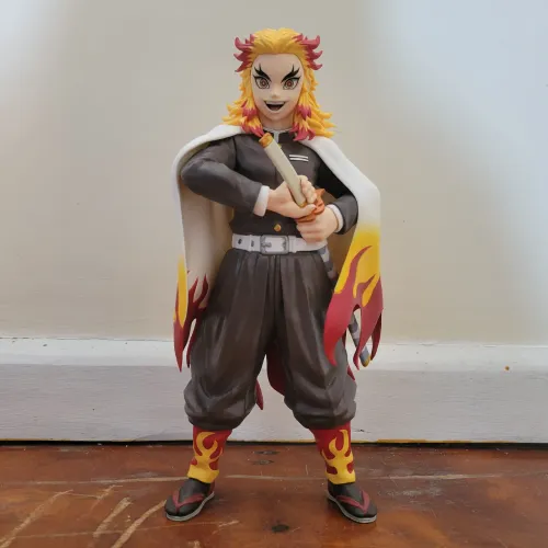 Action figure boneco demon slayer grandista banpresto Kyojuro Rengoku japao
