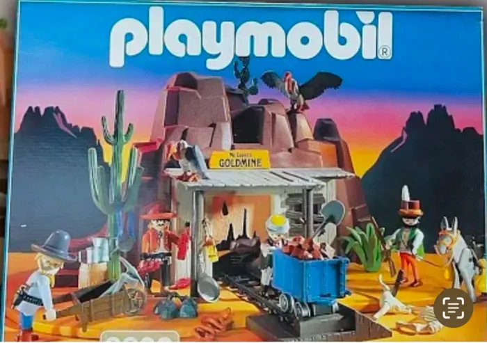 Playmobil 3802- Western Goldmine (Mina de Ouro) Usado Completa C/ Caixa