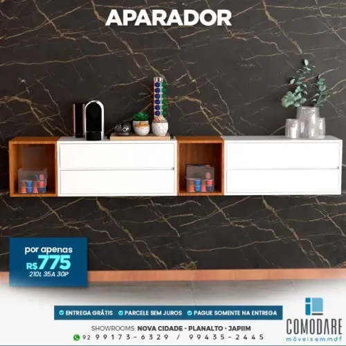 Aparador Suspenso 210cm por R$ 775