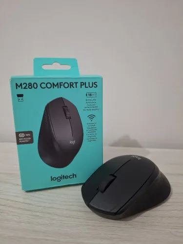 Logitech M280 Mouse Sem Fio Comfort Plus Preto