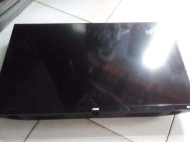 Smart tv com o display queimado