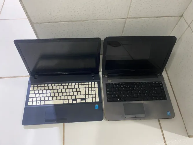 Notebook Dell e Samsung core I5 com defeito 
