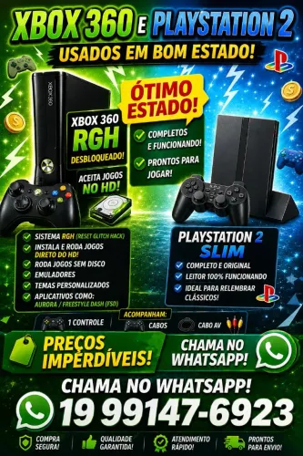 XBox 360 e Playstation 2