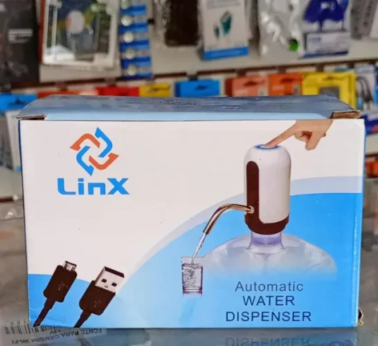 Bomba Elétrica Para Galão de Água Automática Recarregável USB - Novo