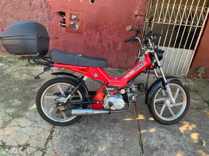 Mobilete 49cc vermelha não requer CNH em otimo estado economica