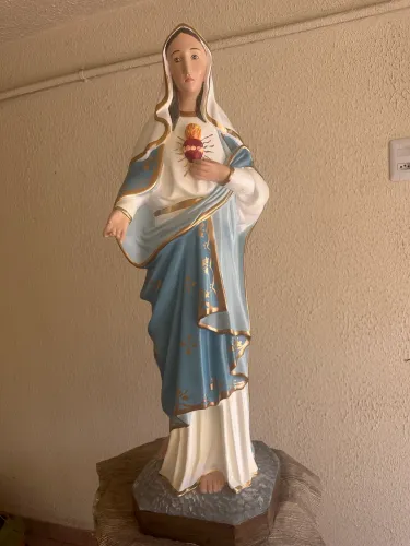 Imagem Sagrado Coração de Maria - 85 cm