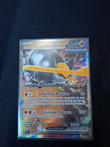 Carta Pokémon Rocha Férrea Ex