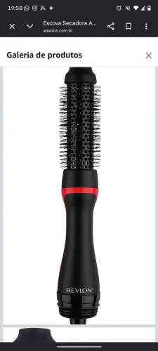 Escova secadora Revlon usada uma vez