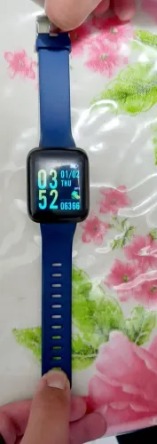 Relógio smartwatch com diversas pulseiras, aceito troca