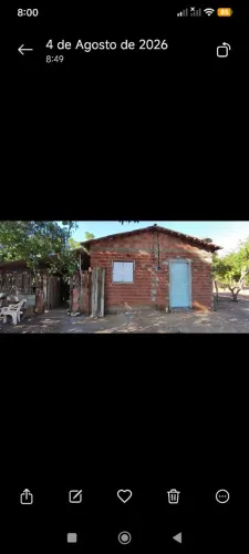 Vende-se chácara no povoado Cocalinho.