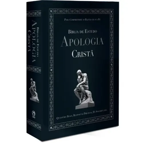 Bíblia De Estudo Apologia Cristã (Antiga Defesa Da Fé) Raridade Aprender a Defender Sua Fé
