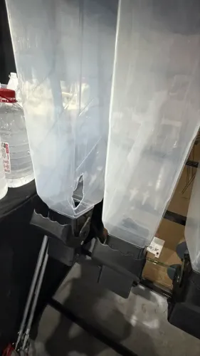 Expositor dispenser porta cereais ração