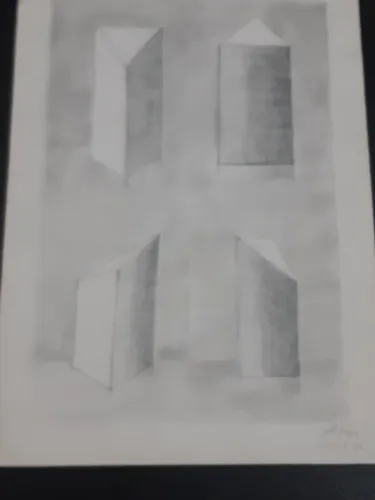 Desenho estudo grafite Volpi