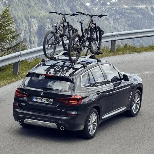 Suporte transportar bicicleta teto carro