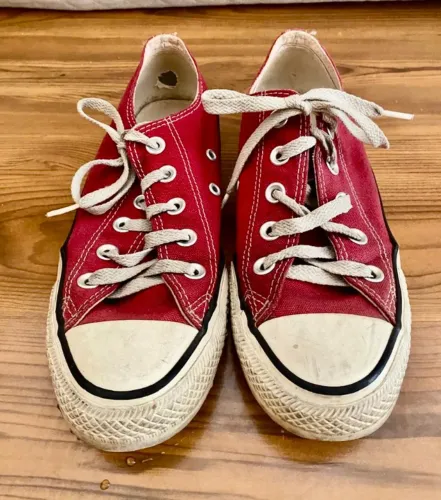 tênis casual vermelho all star