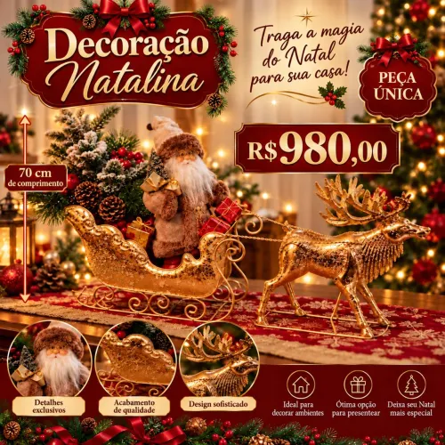 Carruagem papai noel