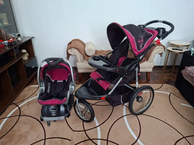 Carrinho de Bebê Baby Trend Expedition Jogger + Bebê Conforto (Travel System).