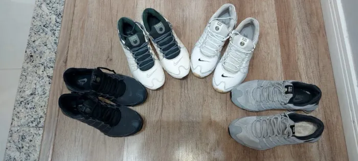 Tênis masculino- kit 4 pares nike shox