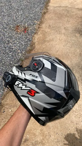 Capacete fw3 GTX óculos interno