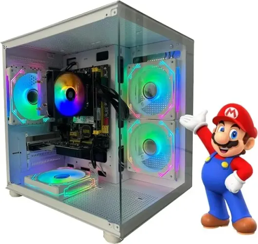 PC GAMER I7 3770, 16GB DDR3, SSD NVME 256, R7 230 4GB (Branco)