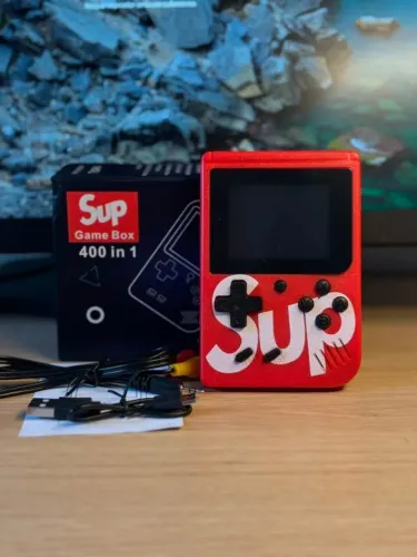 Mini Game SUP Vermelho 400 Jogos - Novo