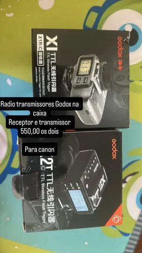 Radio transmissor e receptor godox