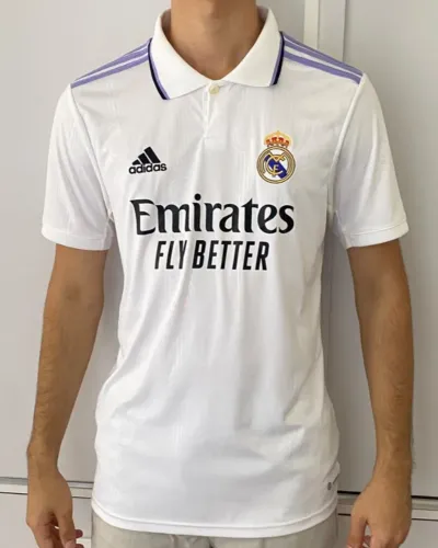 Camisa Real Madrid Home 22/23 - Original Adidas - Estado de Novo